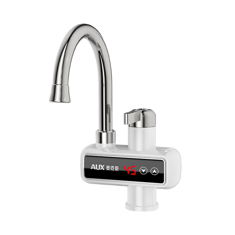 奥克斯(AUX)即热式电热水龙头厨房小厨宝下进水款数码温显变频调温HT2X3白色