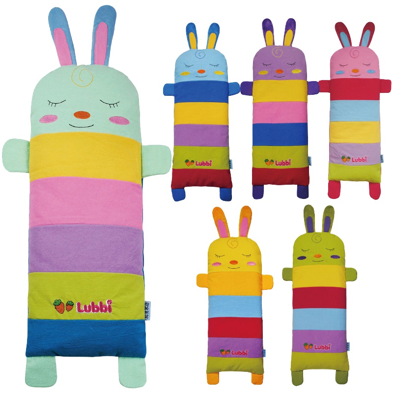 双漫兔宝宝婴儿枕头荞麦枕定型枕棉加长0-1-3-6岁儿童卡通加长枕头