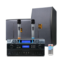 狮乐(SHILE)K555C/BX119家庭ktv音响套装会议室功放话筒音箱组合客厅卡拉OK家庭影院