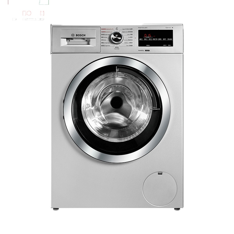 博世(BOSCH)WDG244681W 8公斤 洗烘一体机 全自动变频滚筒洗衣机 洗干一体 热风除菌 高温筒清洁