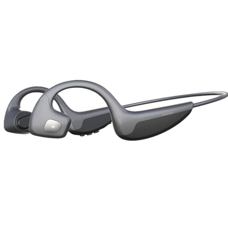 酷开(Coocaa) Open3骨传导耳机迷你挂耳式无线蓝牙 双耳骨传感不入耳耳机 灰黑色