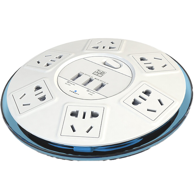 突破(PTOTOP)SR21清月系列电源插座接线板防过载