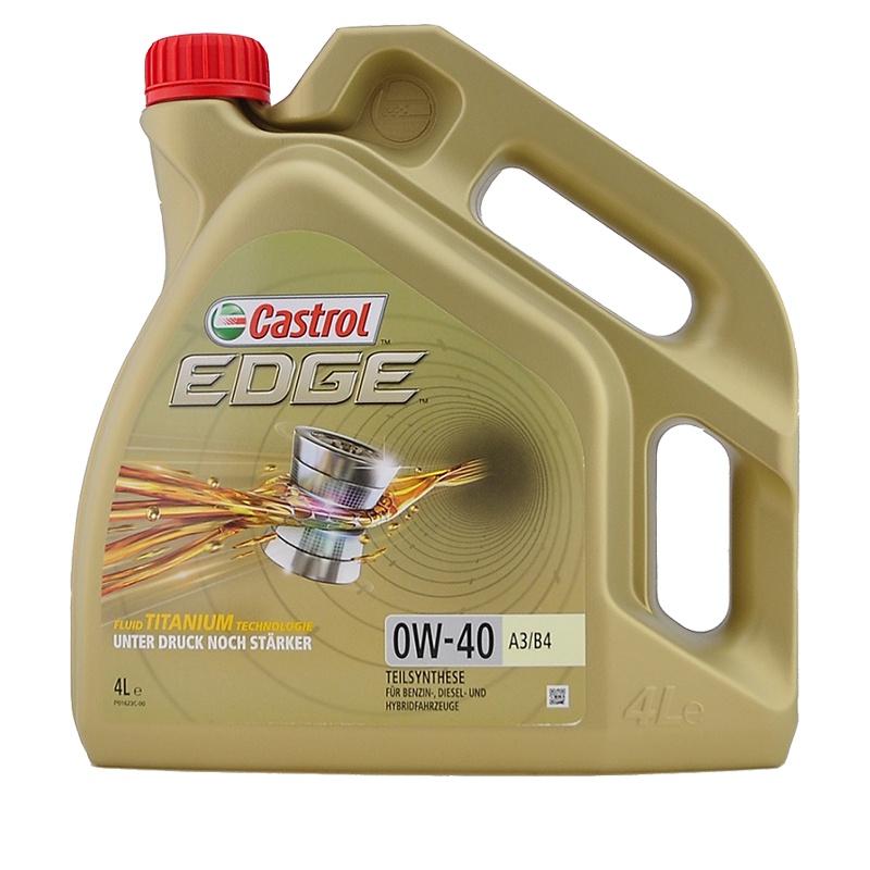 [极护全合成]嘉实多(Castrol) 全合成机油 极护钛流体 0W-40 A3/B4 SN 4L 欧洲原装进口机油