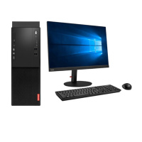 联想(Lenovo)商用台式机 启天M53C R5-2400G/8G/1T+128固态/Win10H/含21.5显示器