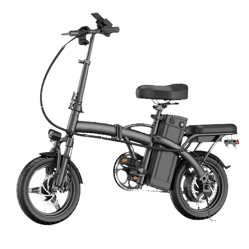 megawheels电动自行车TDT018Z新国标能源车轻便迷你代步车支持折叠48V脚踏变频电机真空胎接小孩双重减震