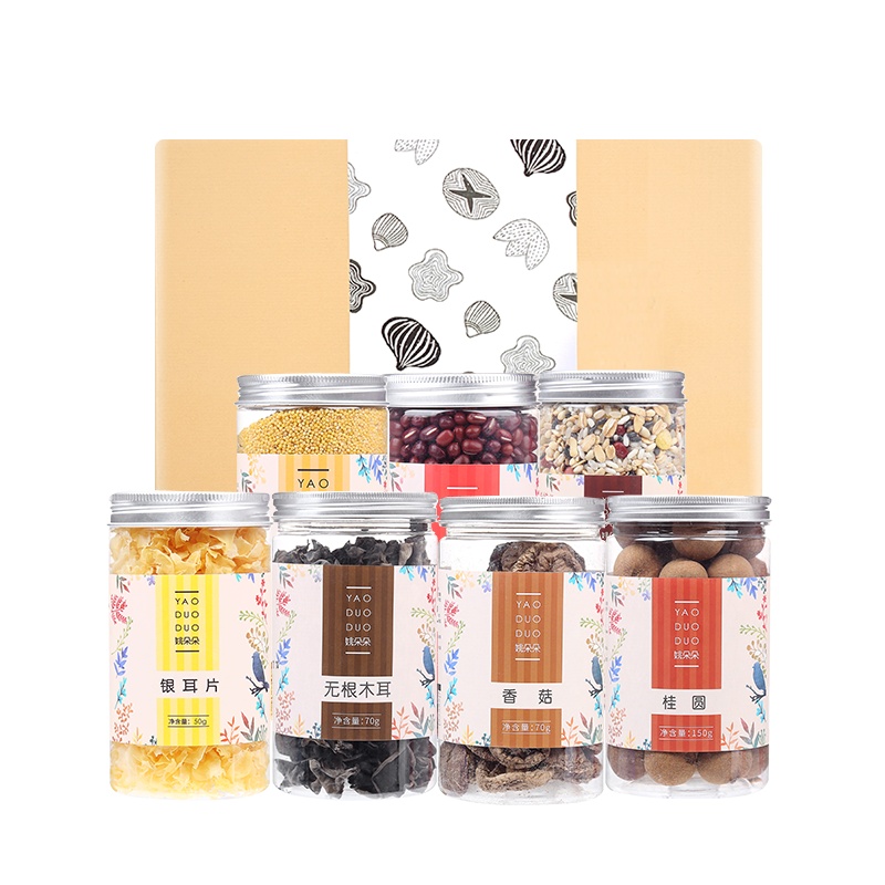 姚朵朵花开富贵杂粮干货1390g八宝粥黄小米赤豆木耳银耳