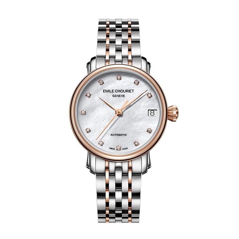 (Emile Chouriet)瑞士艾米龙表莱蒙系列女士机械表01.1168.L30.6.46.82.1