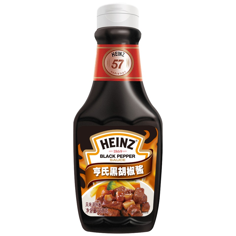 亨氏 黑胡椒酱360g