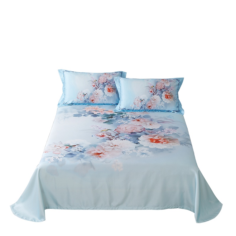 恒源祥冰丝凉席三件套折叠软席子1.8m床可水洗空调席夏凉席