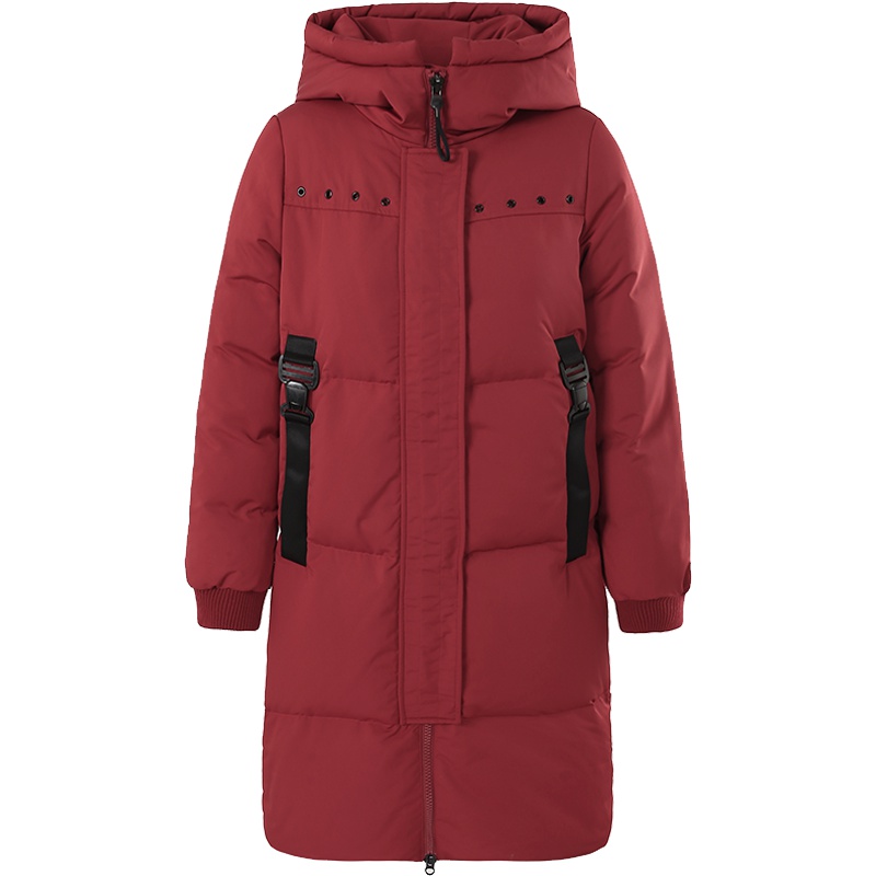 ERAL/艾莱依2018秋冬新款羽绒服女中长款加厚外套