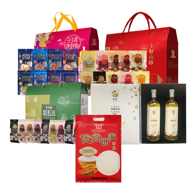 新闽融五谷杂粮油米坚果大礼包