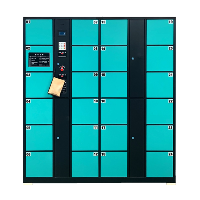 豫亨超市电子存包柜微信扫码储物柜单位智能人脸识别自助手机寄存放柜部队安全寄存柜