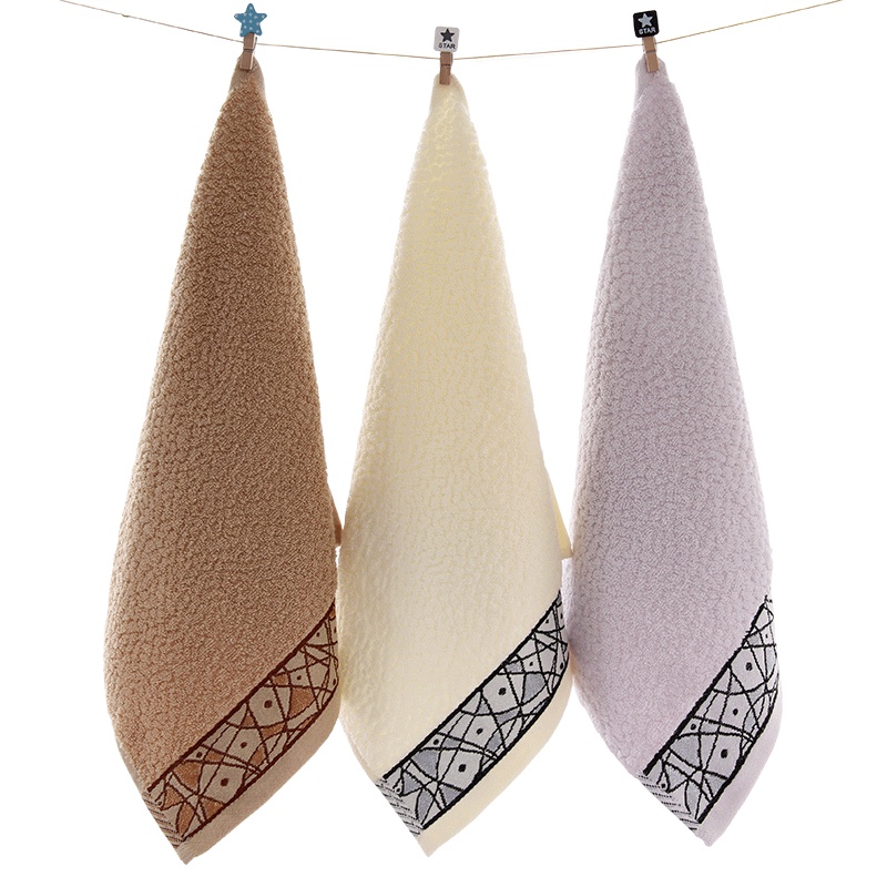 图强 纯棉方巾宝宝洗脸毛巾全棉方形毛巾儿童幼儿园口水巾汗巾