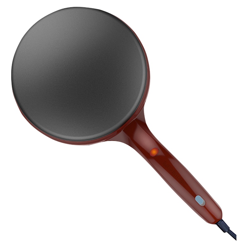 利仁(Liven)薄饼铛 酒红色快速成饼 一站一翻无油不沾送面糊盆打蛋器BC-11