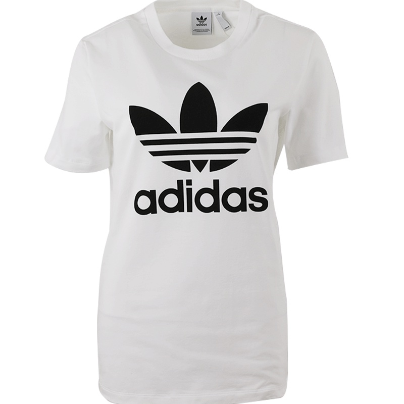 adidas Originals阿迪三叶2018女子TREFOIL TEE短袖T恤CV9889