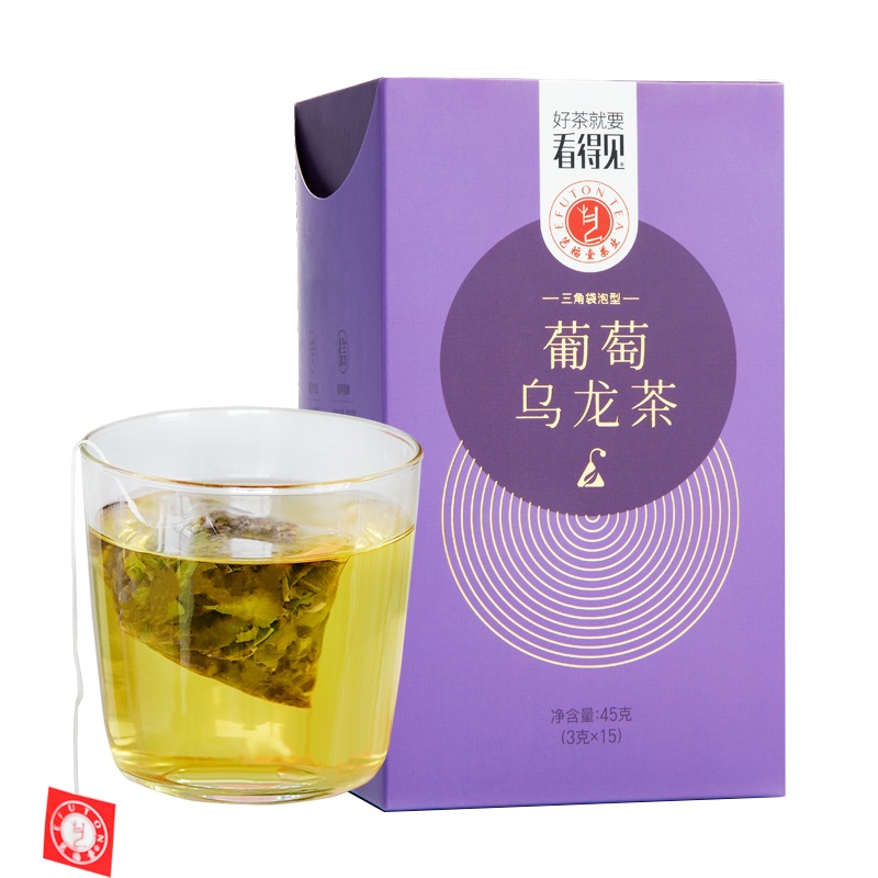 艺福堂水果茶包便携小袋铁观音果味茶果干泡水喝冷泡茶葡萄乌龙茶袋泡茶