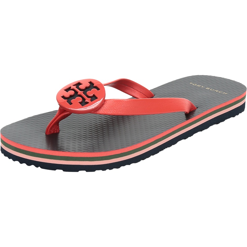 TORY BURCH 托里·伯奇 女士皮革拖鞋人字拖 73333