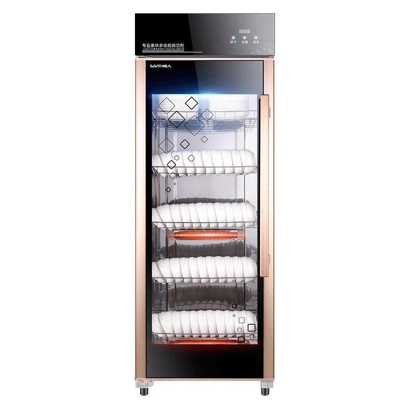 帅人(sazn)450L-K8家用消毒柜450升消毒柜 商用厨房碗柜消毒柜 立式消毒柜台式不锈钢碗筷柜 热风循环消毒