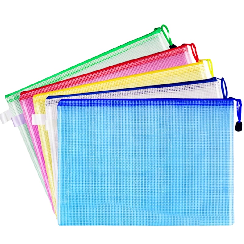 千本禄 A4网格拉链袋 5个/包