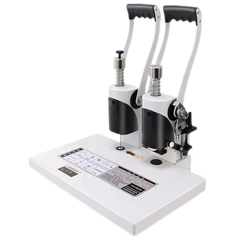 科密(COMET)财务凭证装订机D428会计专用手动装订热熔铆管档案打孔机40mm