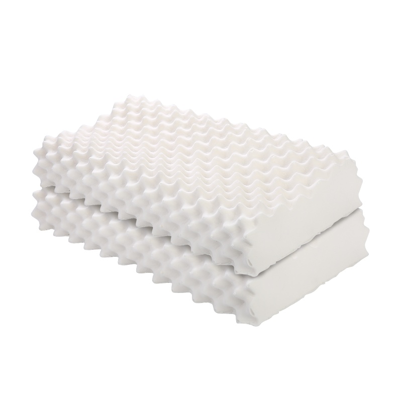 舒娜乳胶枕泰国按摩颗粒狼牙天然乳胶枕一对装