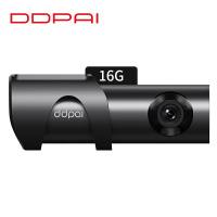 盯盯拍 mini3智能行车记录仪 高清夜视1600P 停车监控 隐藏式 内置储存循环录制 无线wifi智能管理 16G版