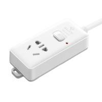 公牛16A大功率插排插座电源插线板电热水龙头排插拖线板接线板大插孔转换器 3米单插位1插孔104D