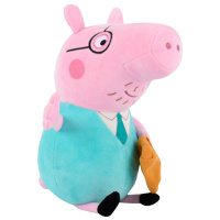 [苏宁自营]小猪佩奇毛绒玩具 PeppaPig小猪佩奇毛绒玩具猪爸 19cm