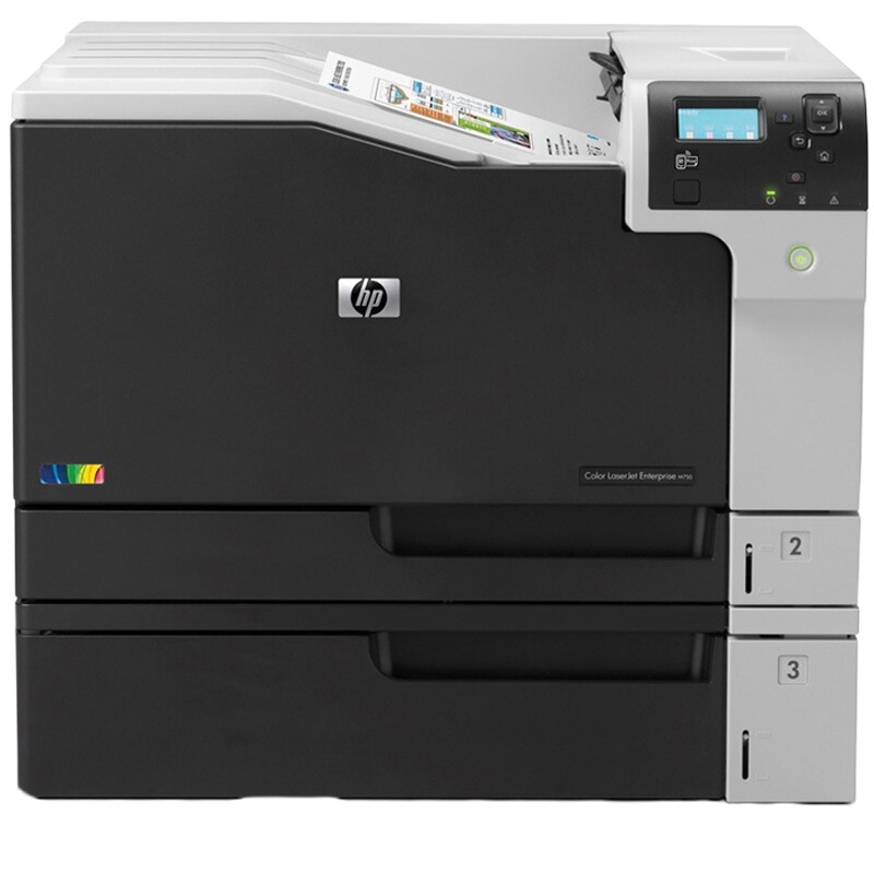 惠普(HP) Color LaserJet Ent M750dn A3 彩色激光打印机 (自动双面打印 有线网络)