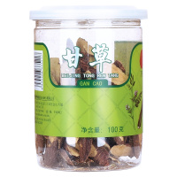 北京同仁堂甘草片100克甘草切片泡水茶干片特级食用生甘草茶叶粉