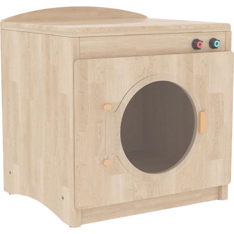 幼儿园儿童区角游戏幼儿过家家早教中心木制仿真洗衣机益智玩具