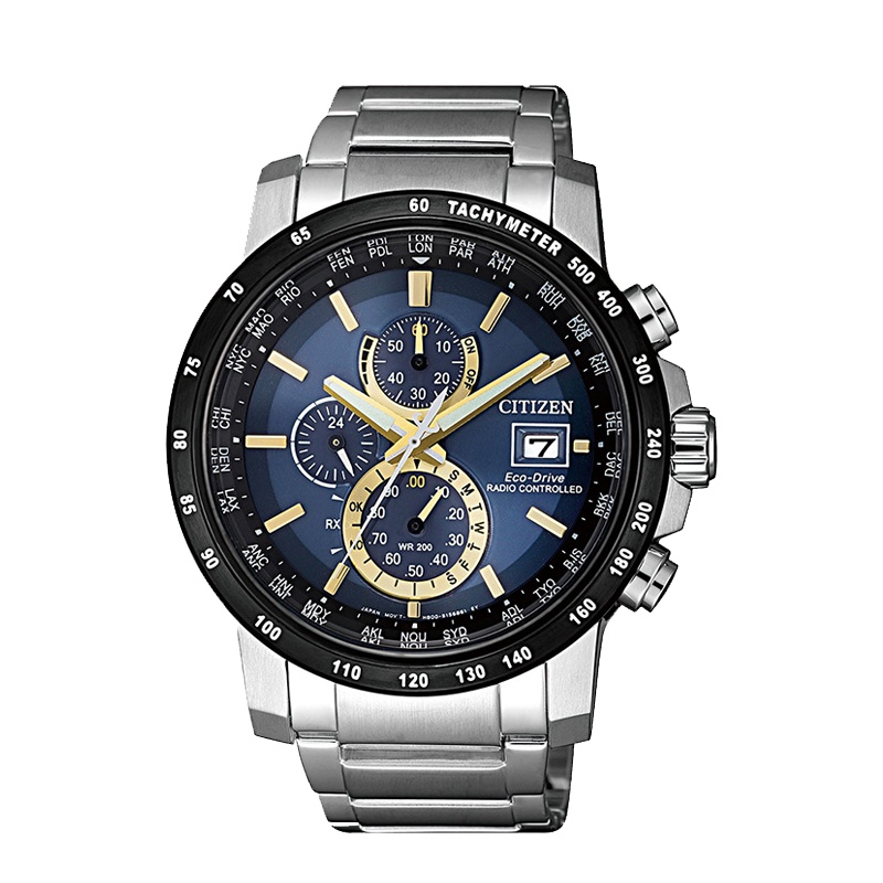 西铁城(CITIZEN)商务休闲运动男表 AT8124-83M