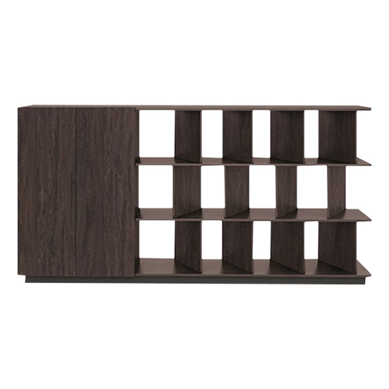 钜晟 办公柜2.4米板式两门文件柜矮柜JS-WF2480