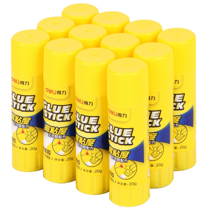 得力 7092 超强粘性PVP固体胶棒 20g