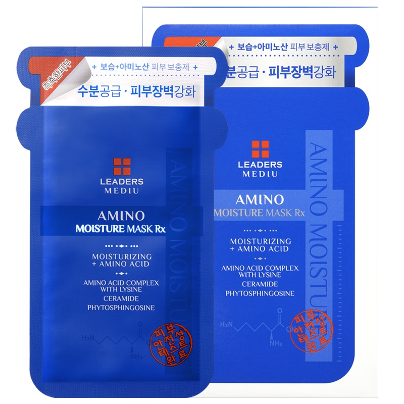 LEADERS 丽得姿 美蒂优氨基酸 保湿补水 面膜 10片/盒 提拉紧致