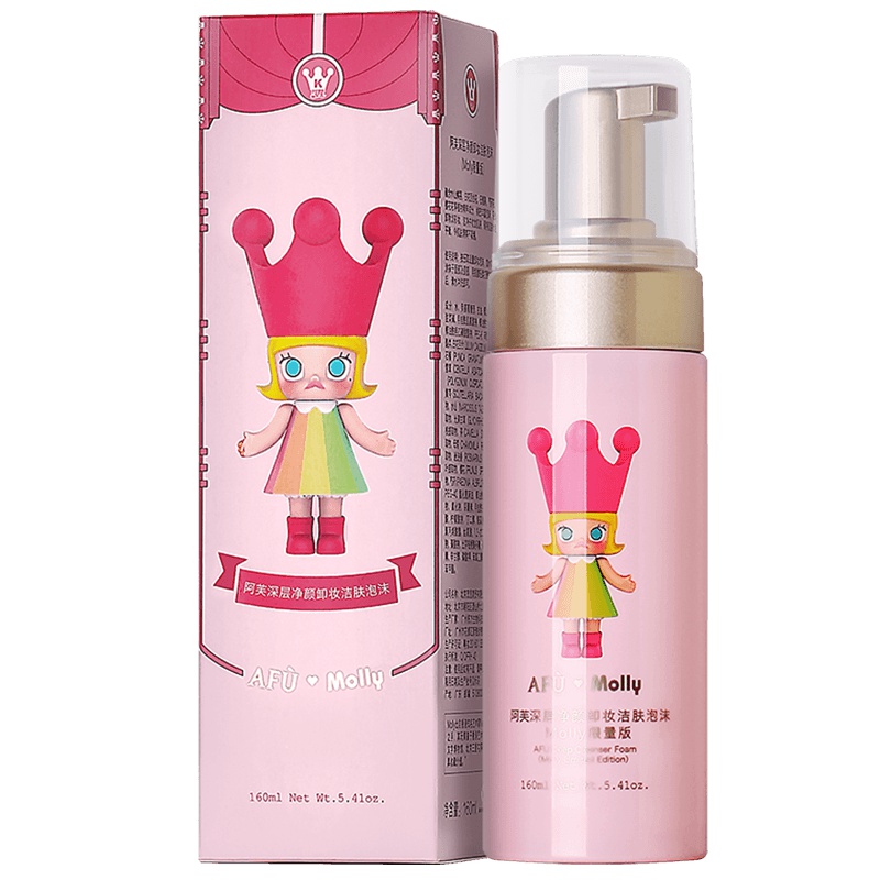 AFU阿芙molly深层净颜卸妆洁肤泡沫160ml平衡清爽 洁面泡沫 洁面摩丝