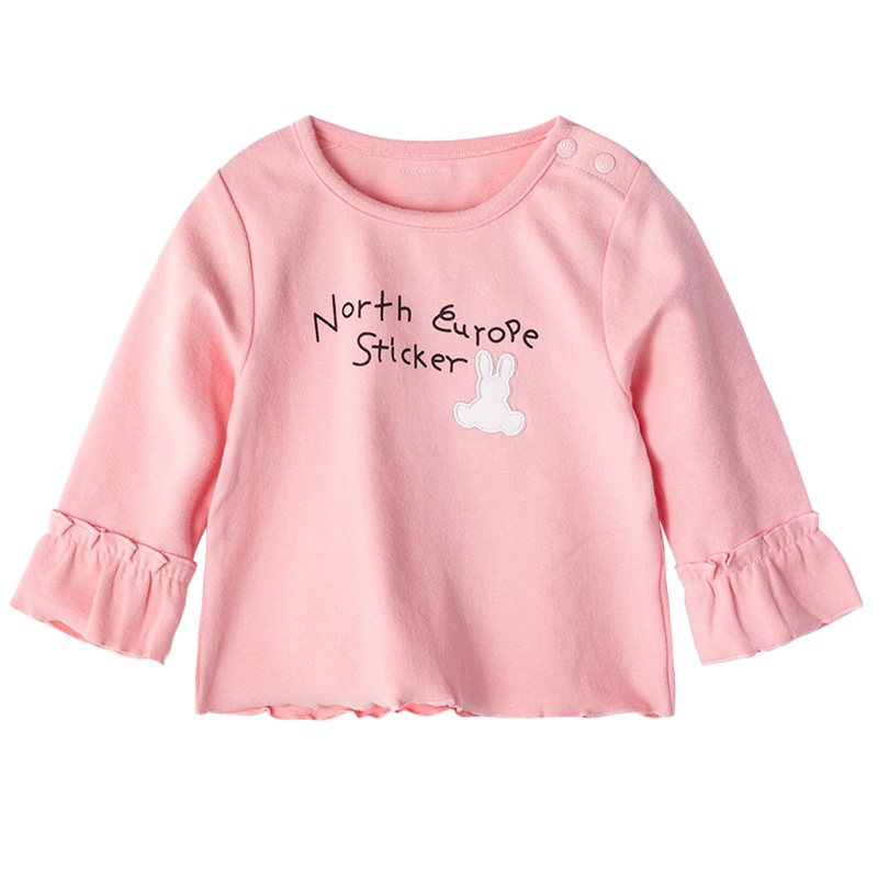 贝贝怡女童秋装潮衣休闲时尚长袖T恤193S2158