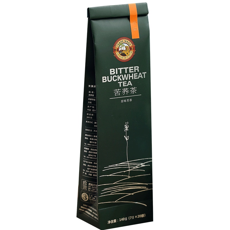 虎标苦荞茶140g 四川凉山 全胚芽花草茶 苦荞麦茶 大凉山苦荞茶
