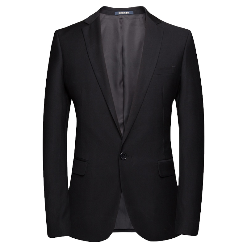 罗蒙西装男套装男士正装商务休闲单西韩版修身西服套装男职业装_EOhjt4