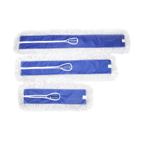 工霸(GONGBA)尘推布头 平板拖把布罩替换布头尘推替换头 90CM(5个)