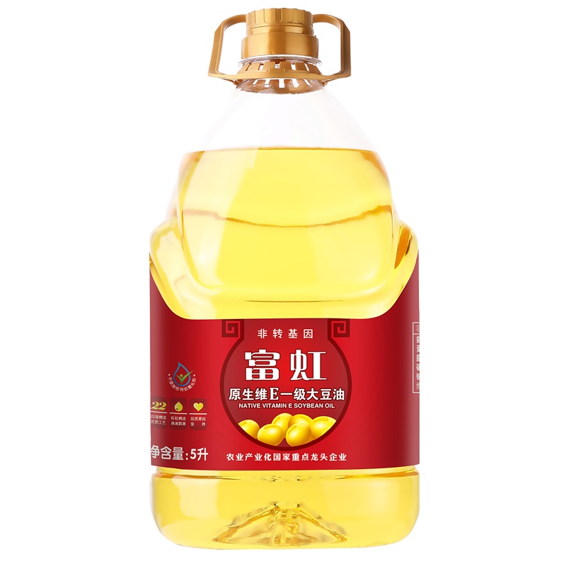 富虹油品5L原生维E一级大豆油非转基因(新老包装随机发货)
