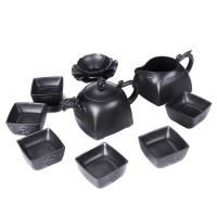 言艺(yanyi) 紫砂虎啸茶具套装 陶瓷功夫茶具 带礼盒