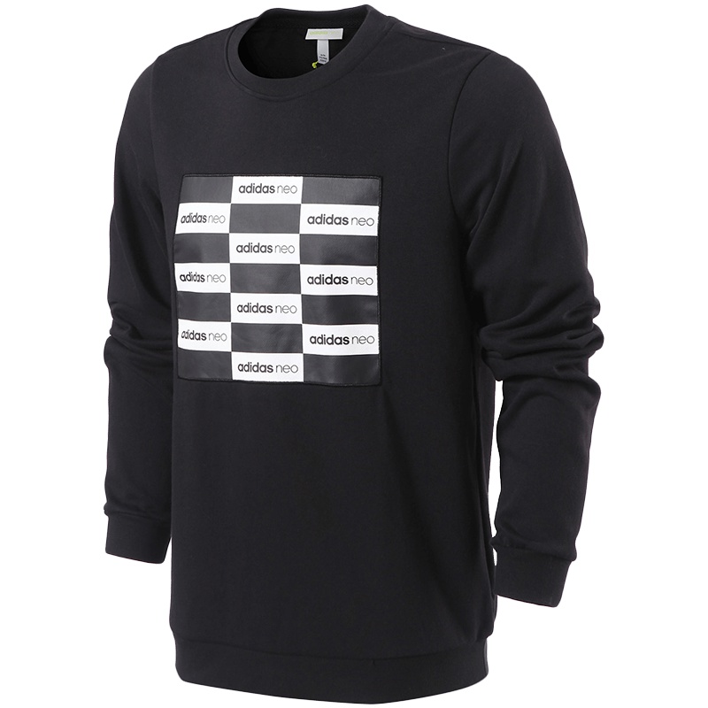 【自营】adidas阿迪达斯NEO男子卫衣套头休闲运动服CD2339 L CD2339黑色