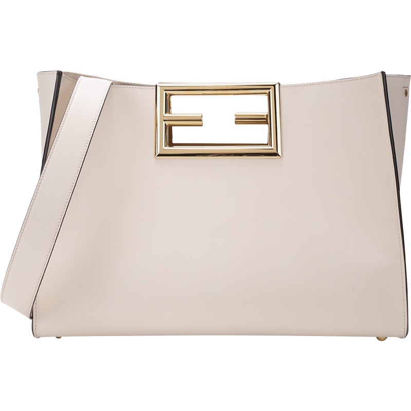 FENDI 女士牛皮WAY双F手柄手提单肩包中号 8BH391 AAIW