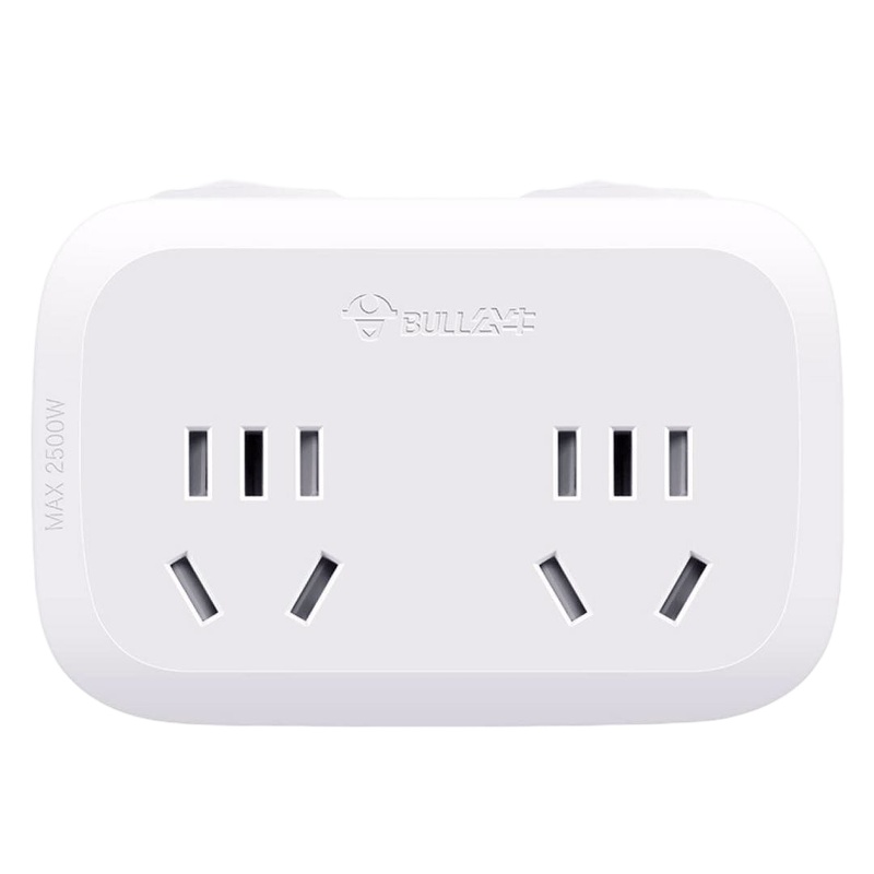 公牛(BULL)转换插头/一转二插座/无线转换插座/电源转换器 2位分控插座GN-9323 DMS