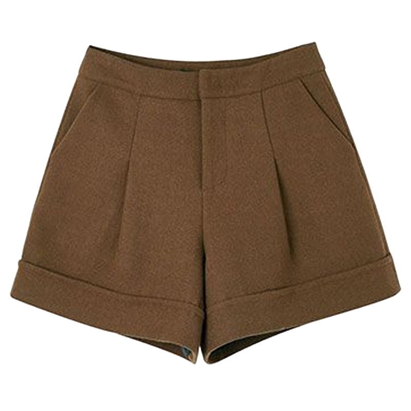 【专柜同款】拉夏贝尔西装裤女韩版宽松气质裤子高腰西装阔腿裤格子直筒裤2T000698