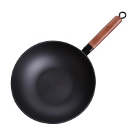 苏宁极物 凯斯拓 经典炒锅带盖 32cm