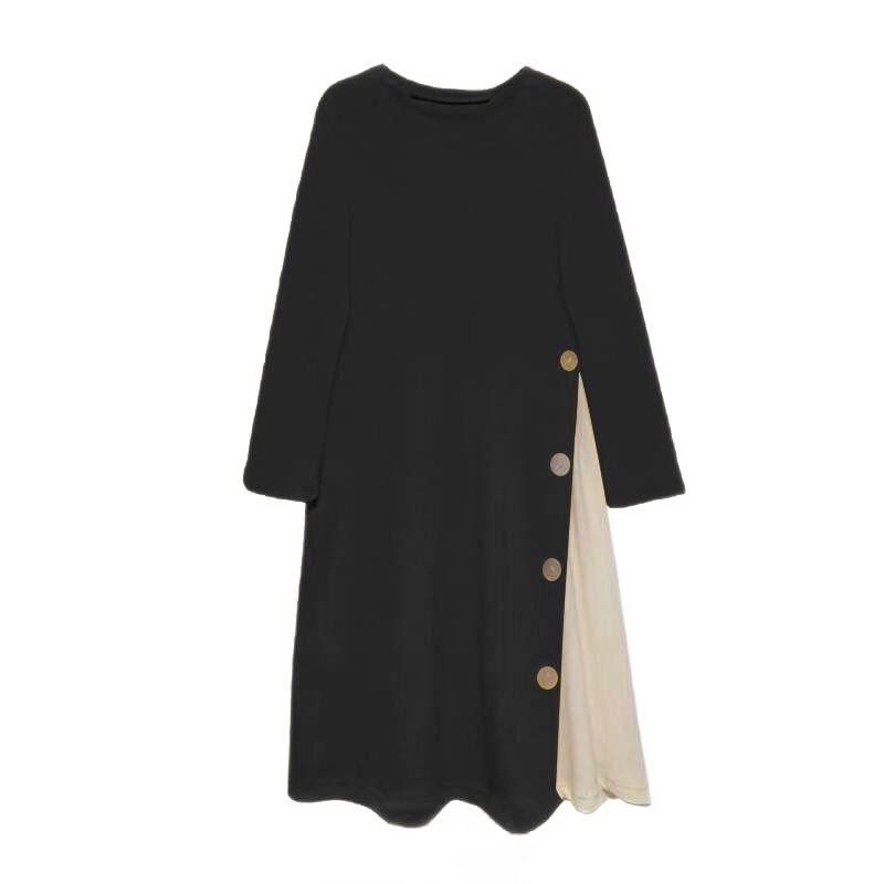 春秋孕妇连衣裙秋季长袖上衣孕妇冬装时尚宽松中长款T恤孕妇裙子 莎丞