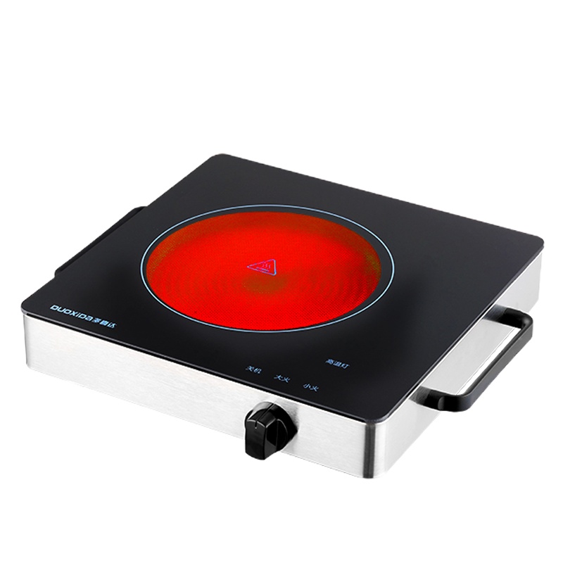 电陶炉黄金蛋家用爆炒电磁炉大功率智能台式煮茶火锅 电池炉 军绿色