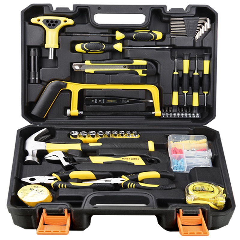 喜得成XDC6008-2工具箱装多功能五金维修工具箱家庭迷你8件套家用组合